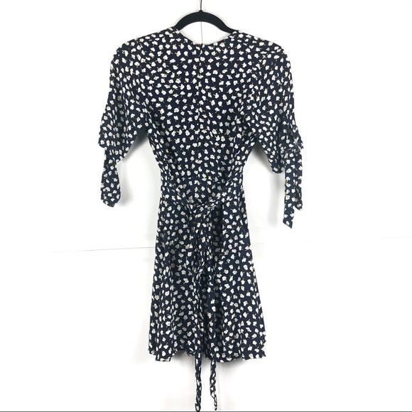 FAITHFULL THE BRAND Brigit Navy Floral Mini Dress - Picture 3 of 11